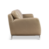 Pasha Taupe Leather Sofa