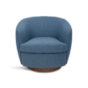 Sunday Indigo Swivel Chair