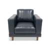 Hampton Blue Leather Chair