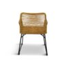 Patio Chair Yellow Weave