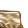 Patio Chair Yellow Weave