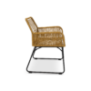Patio Chair Yellow Weave