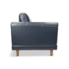 Hampton Blue Leather Sofa