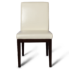 Allston Ivory Leather Dining Chair
