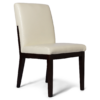 Allston Ivory Leather Dining Chair