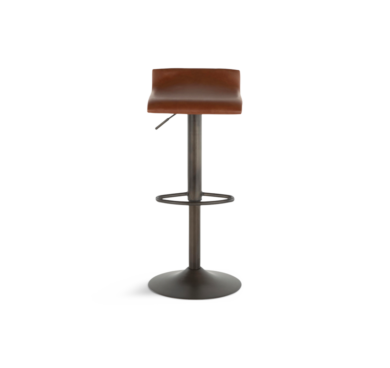 Antique Brown Adjustable Stool