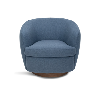 Sunday Indigo Swivel Chair