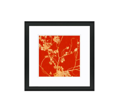 Hudsdon Orange and Red Framed Art