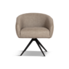 Kelsey Gray Leather Chair