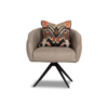 Kelsey Gray Leather Chair