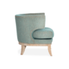 Lily Nailhead Light Blue Chair