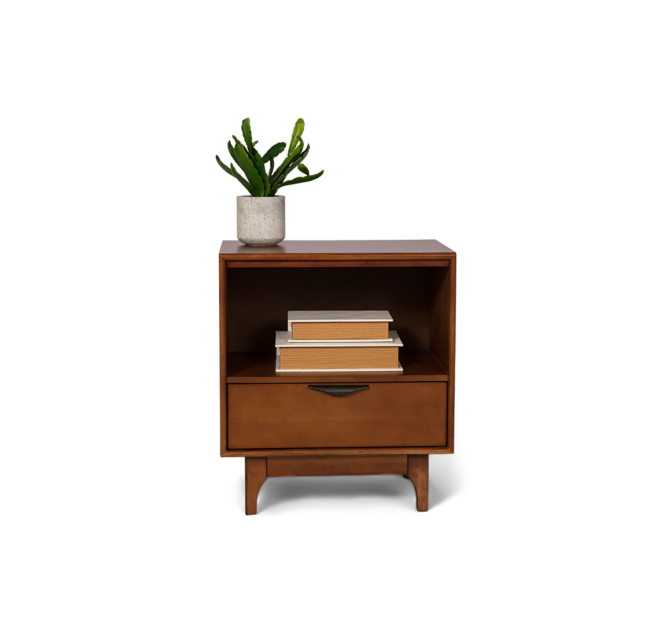 Mid Century Modern Nightstand Fashion Furniture Rental