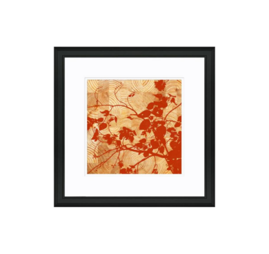 Hudsdon Red and Orange Framed Art