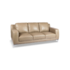 Pasha Taupe Leather Sofa