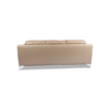 Pasha Taupe Leather Sofa
