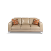 Pasha Taupe Leather Sofa